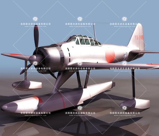 阳江镇3D模型飞机_